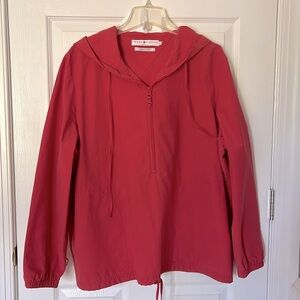 Tommy Hilfiger Women’s Front Zip Rain Jacket with Hood